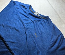 Puma Sweatshirt Crew Neck Rich Blue Pullover Long Sleeve Men XXL