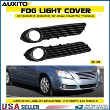 2PCS Fog Light Cover Trim Bezel For Toyota Avalon 2008-2010 Front Left Right