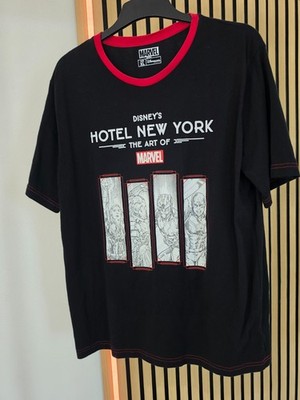 Disneyland Paris Marvel Hotel New York The Art of Marvel T-Shirt XL schwarz