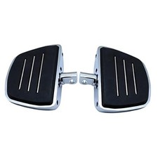 Motorcycle Mini Floorboards Foot Pegs Pedals Rests with Male Mount 4007-Chrome