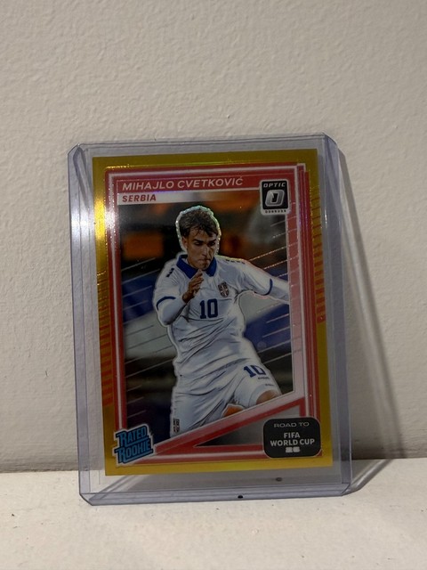 2025-26 Donruss Optic Road to FIFA World Cup Mihajlo Cvetkovic Gold /10