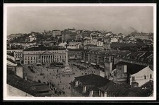 Ansichtskarte Lisboa, Praca Dom Pedro 1938 