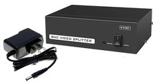 Active 8-Way BNC Video Spliter For 1080p 4K TVI CVI AHD HD Cam Analog BNC Inputs