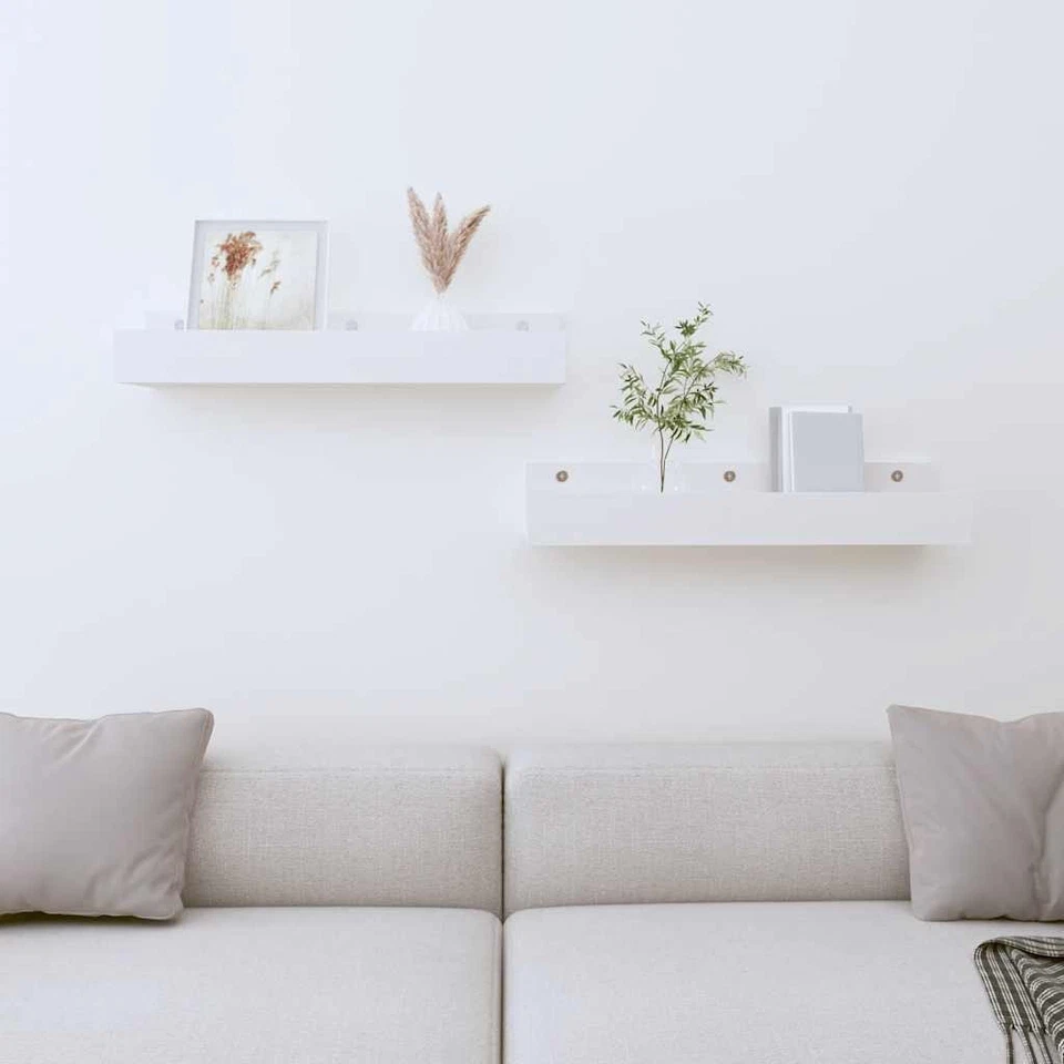 Mensole da Parete 2 pz in Legno Massello di Pino Misure/Colori Diversi vidaXL - Immagine 4 di 4