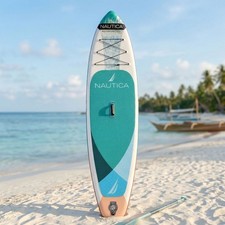 Nautica Adventure Inflatable SUP Paddle Board SUP 10  6"  33"  Electric Pump