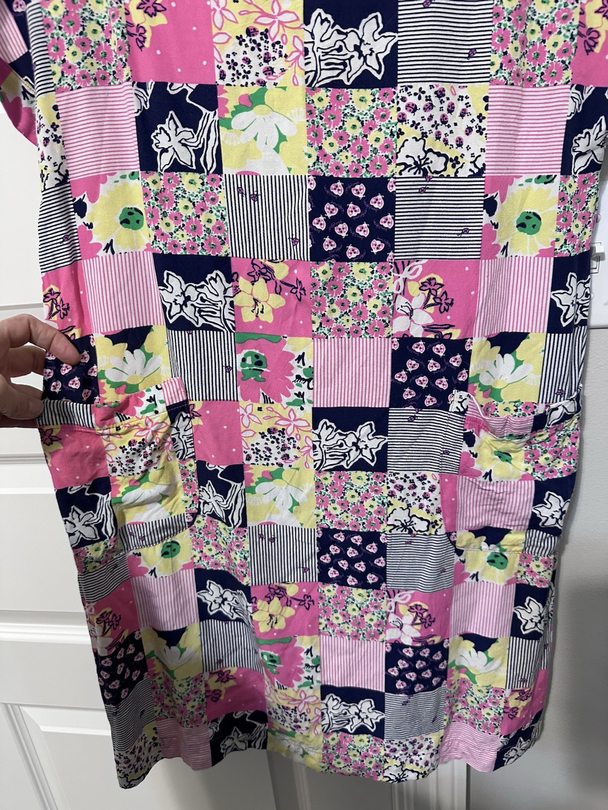 Lilly Pulitzer Rae Patchwork Mini Shift Dress Siz… - image 3
