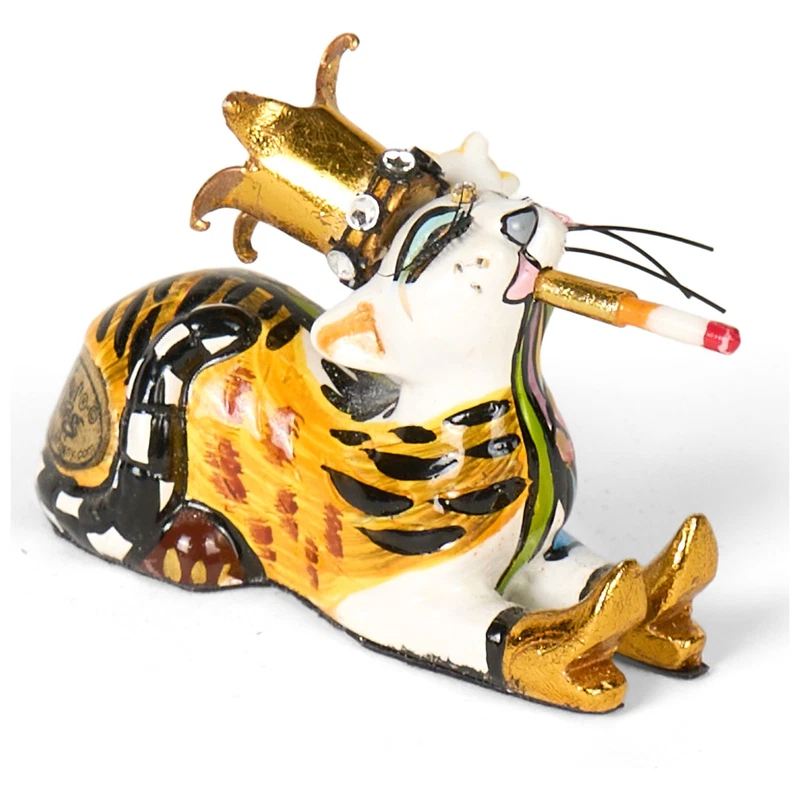 GATTA Principessa Statua Scultura Tom's Drag 3661 Madeleine 8 cm Pop Art Corona