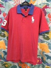 NWT Boys Polo Ralph Lauren Red Big Pony Short Sleeve Polo Shirt XL 18-20 