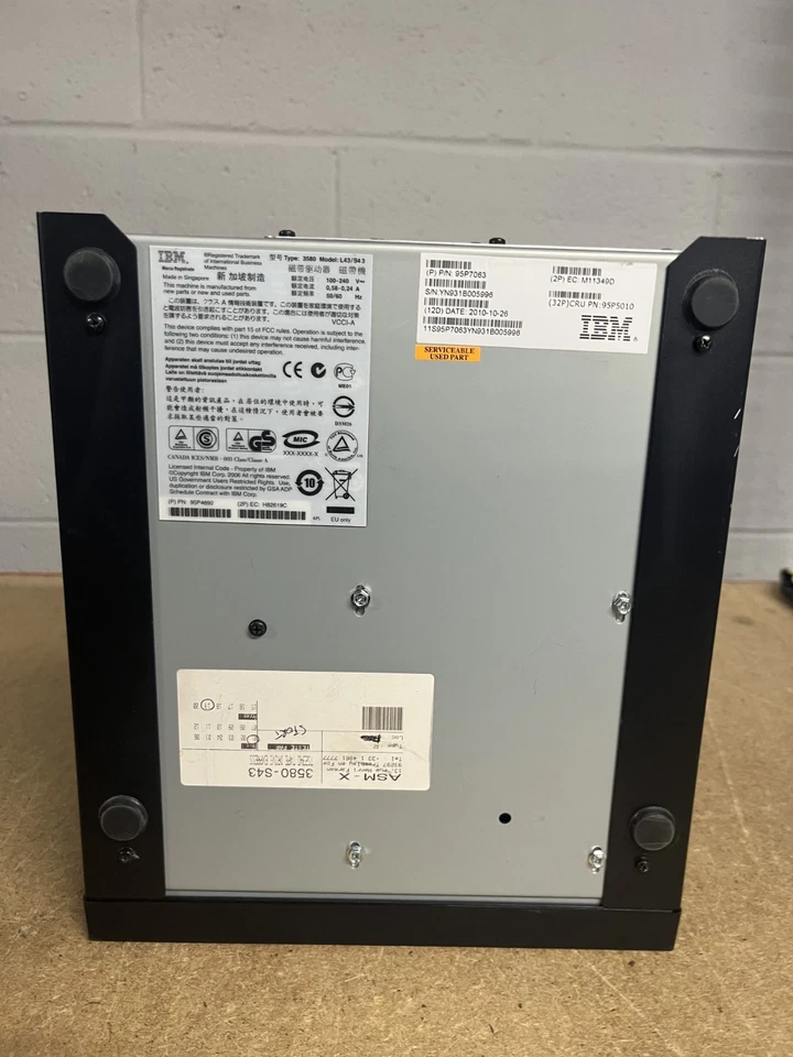 Unità a nastro 3580-S43 95P7063 IBM LTO4 FH SAS con rapporto di prova complet... - Immagine 3 di 4