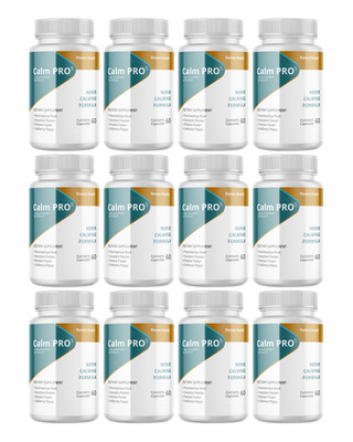 (12 Pack) CalmPro 5 Nerve Calming Support Formula Calm Pro 5