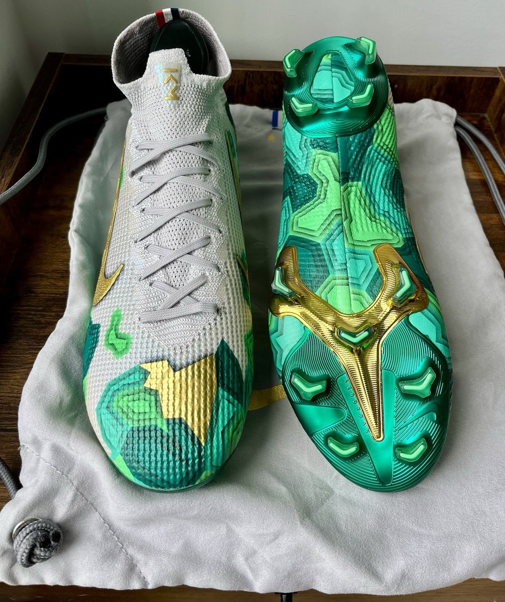 mbappe football boots green