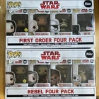 FUNKO Pop! Vinyl Star Wars Kylo Ren Snoke BB-9E Rey Exclusive 4 Pack-SET OF 2