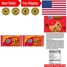 Family Size Chewy Chocolate Chip Cookies with Reese's Cups - 28.5 oz Pack of 2