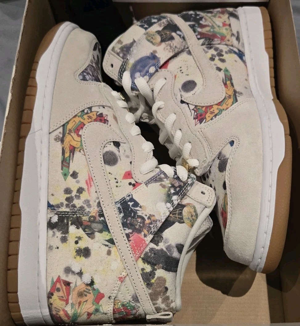 Nike SB Dunk High x Supreme Rammellzee FD8779-100 Men's Size 10 | eBay