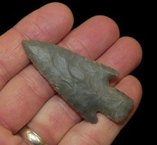 BUCK CREEK INDIANA AUTHENTIC INDIAN ARROWHEAD ARTIFACT COLLECTIBLE PERINO COA