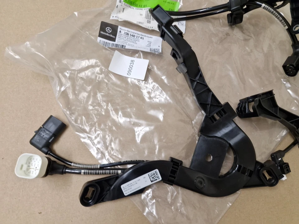 Mercedes W206 S206 Rear Right ABS Wiring Harness A2065401701 Genuine NEW - Image 2 of 4