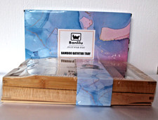 Ausziehbare Badewannenablage Bambus Wannenbrücke Ablage Holz Badewannentablet