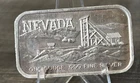 VINTAGE 1985 SILVER TOWNE .999 FINE SILVER ART BAR - NEVADA