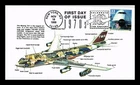 US COVER JUMBO JETS 1970S CELEBRATE CENTURY FIRST DAY ISSUE BOEING 747
