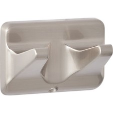 Home Impressions Vista Brushed Nickel Double Robe Hook W-5239 Home Impressions