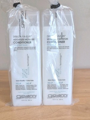 Giovanni Direct Leave-In Weightless Moisture Conditioner 8.5 fl oz Lot Of 2