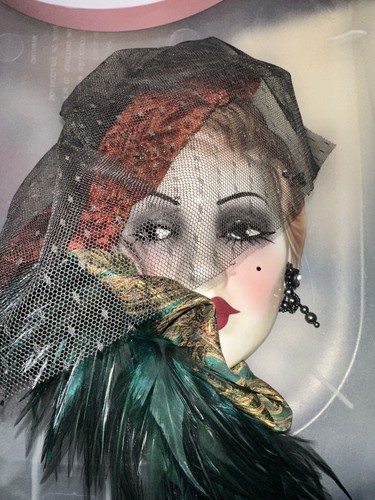 Unique Creations Lady Face Mask Ceramic Wall Decor Signed & Numbered 725/1000 - Picture 2 of 8