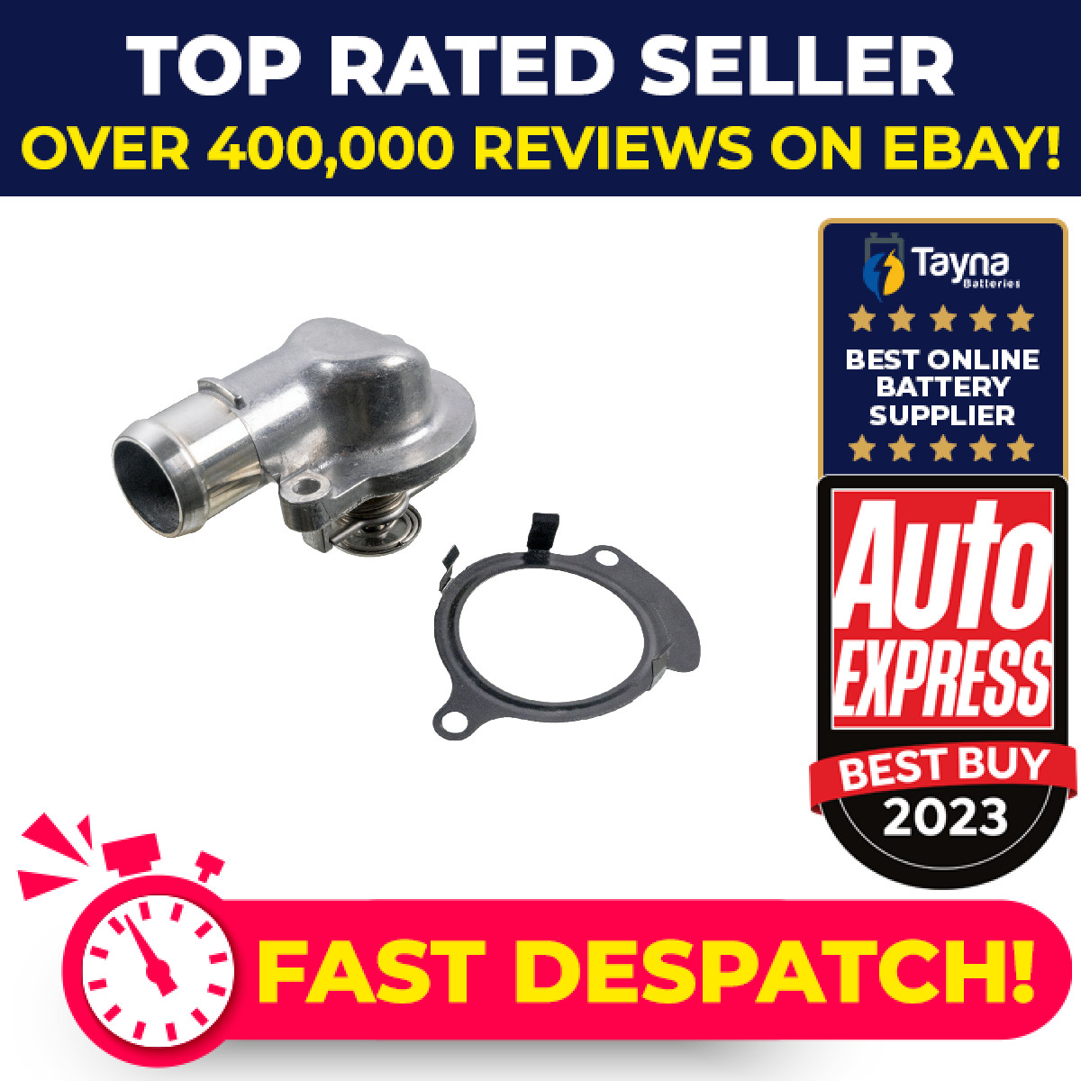 Coolant Thermostat fits VW TRANSPORTER Mk5 2.5D 03 to 09 070121114 70121114 Febi