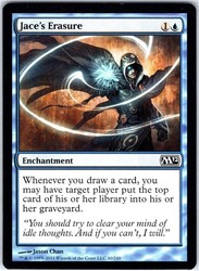 Jace's Erasure #60 Magic 2012 (M12) Common