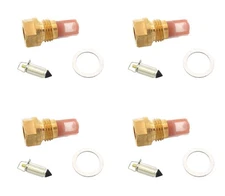 4 Pack K&L Float Needle Valve 16011-MB1-671 Honda VF500 VF700 VF750 GL1200