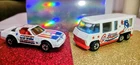 Rare 1977 Vintage Hot Wheels Captain America Hot Bird Car & 76 Scene Machine Van