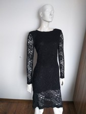 GANNI black lace dress size S