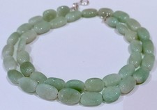 OLD VINTAGE 100% NATURAL AUTHENTIC MINES/EARTH EMERALD NECKLACE, 19 1/4" (No.3)