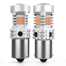 AUXITO CAR 3000K ERROR FREE BAU15S Turn Signal Canbus LED Bulb 7507 Lights 2PCS