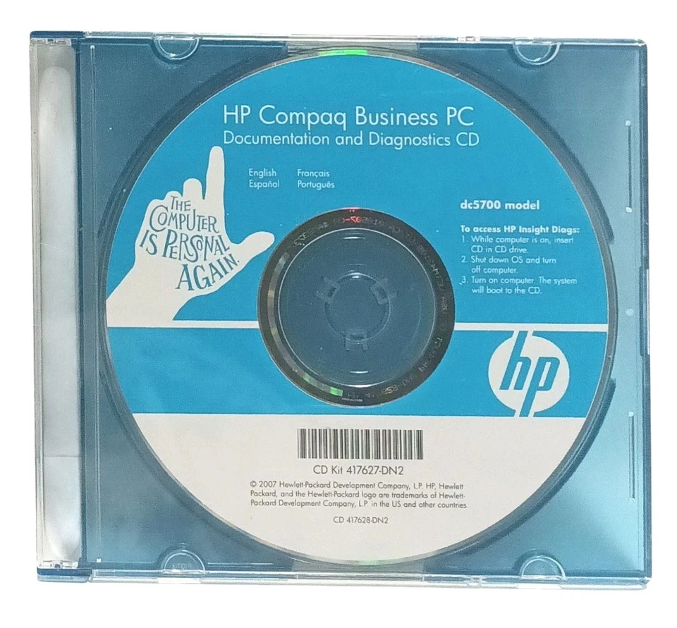 HP Compaq Business PC DCS700 CD Kit Document. & Diagnostics CD Quick Setup Guide - Image 2 of 4