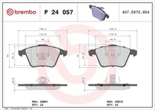 Bremsbelagsatz Vorne Teves-System für Ford Focus II DA Mazda 3 BK BL Saab 02-19