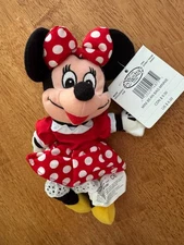 Minnie Mouse Disney Beanie Baby New w Tags Disney Store