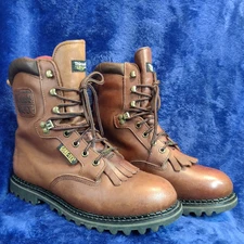 NORTHLAKE GORE-TEX BROWN LEATHER THINSULATE HUNTING/WORK MENS 11M BOOTS