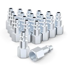 Industrial Air Plug 10 PCS 1/4 inch NPT Female Plug Pneumatic 300PSI Quick