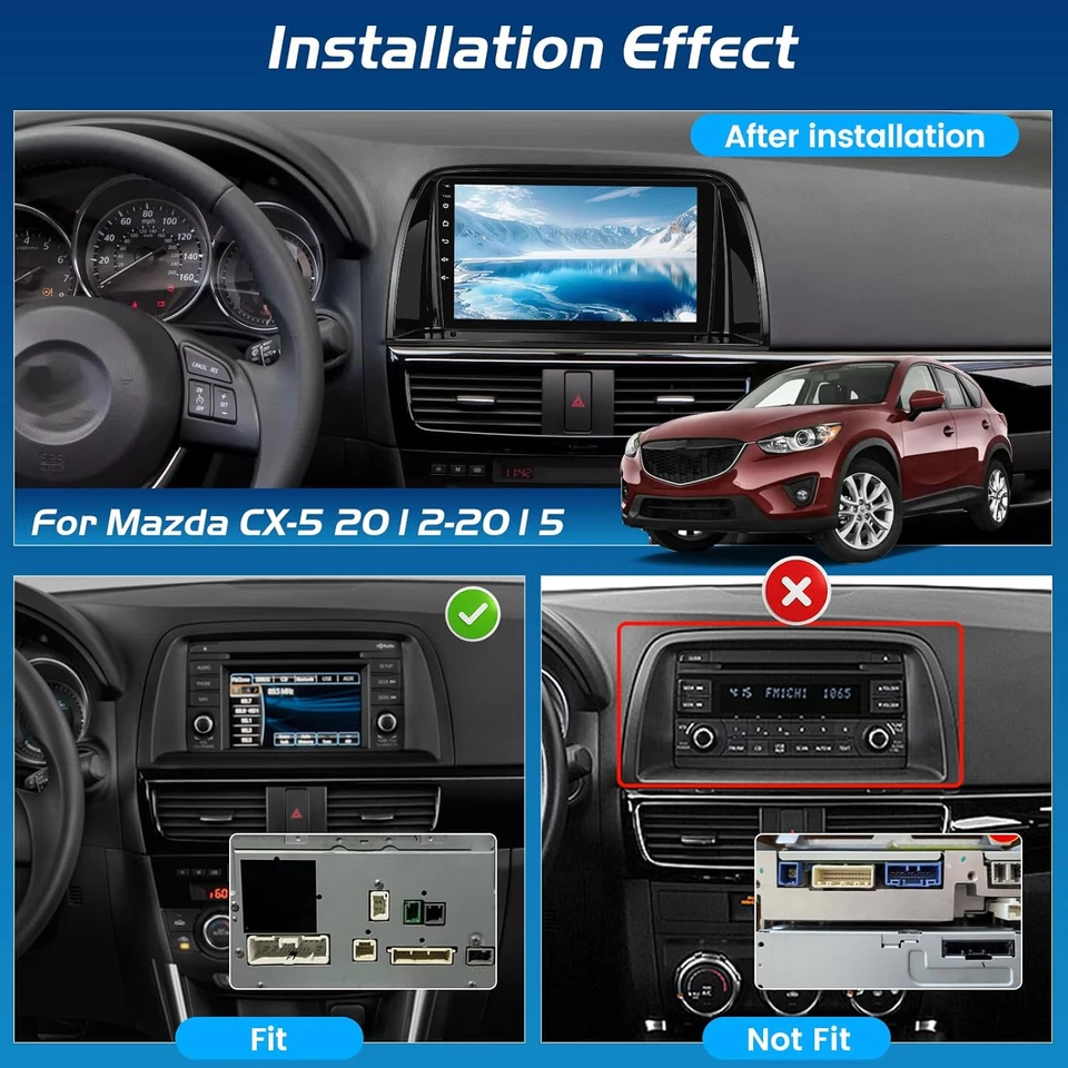★6GB+128GB★ Autoradio Für Mazda CX5 CX-5 2012-16 Android 14 GPS AHD Car Play DSP - Bild 2 von 4