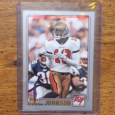 Topps 2001 Keyshawn Johnson #98 Tampa Bay Buccaneers NFL Base Set Football Card