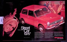 1969 Honda 600 Sedan Honda Invents The Street Car 1375 Print Ad 46697