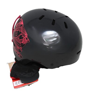 Red Helm TRACE 0.5, BLACK HEARTS EU Größe S (49 - 51  cm) Snowboardhelm, Skihelm