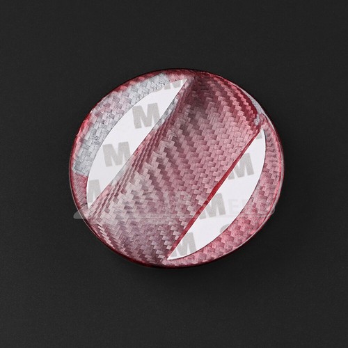 Cubierta roja de fibra de carbono real para Porsche Macan Panamera Taycan - Imagen 10 de 10