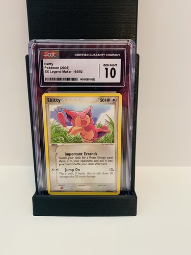 Pokemon 2006 EX Legend Maker SKITTY Reverse Holo SWIRL 64/92 - CGC 10 GEM MINT - Picture 1 of 2