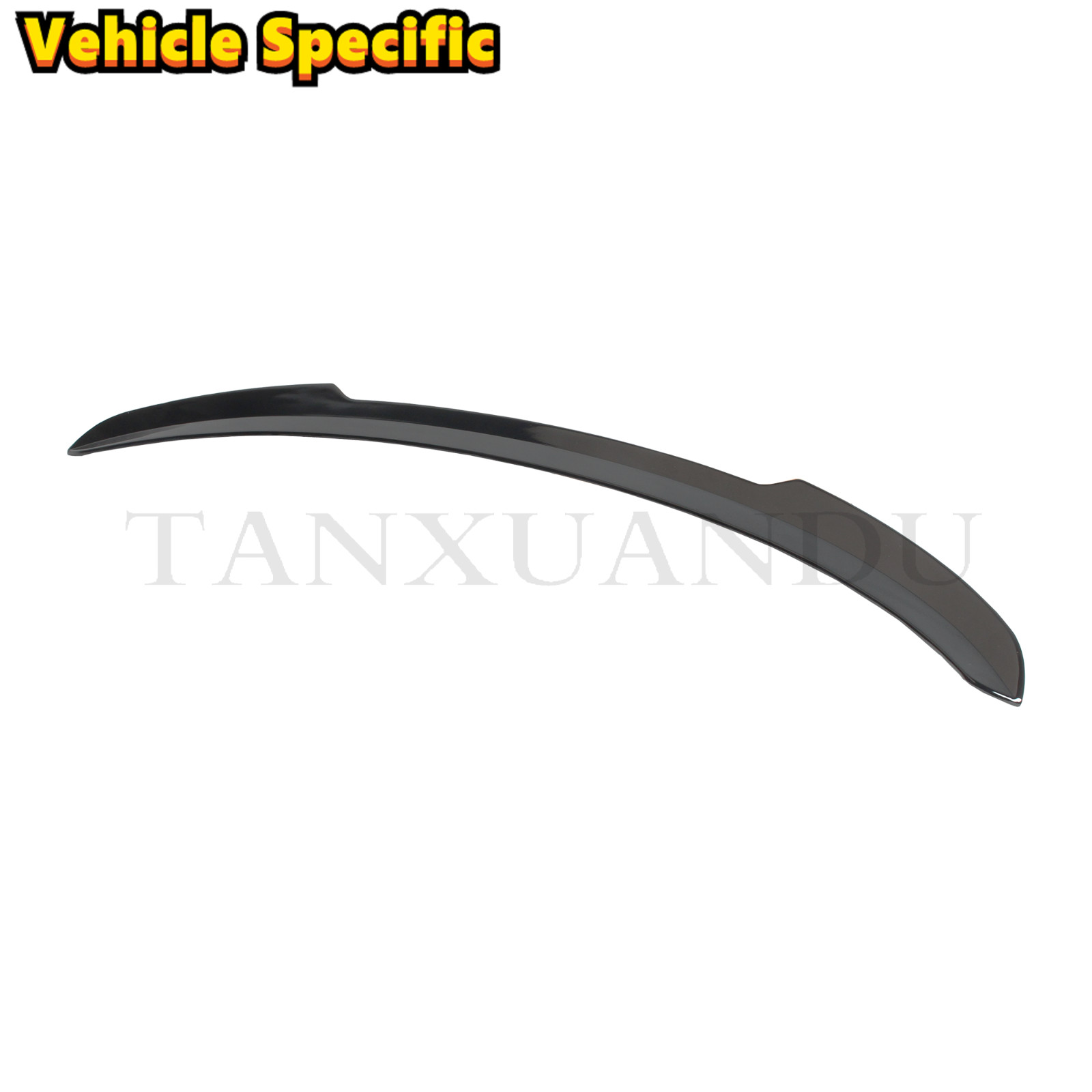 Fit For Maserati Ghibli 2014-2024 Rear Trunk Lip Spoiler Wing Black Blade Style