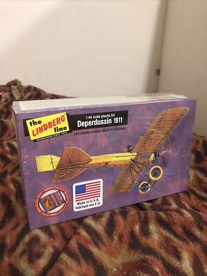 The Lindberg Line Deperdussin 1911 Sealed 1:48 Scale Airplane Model Kit