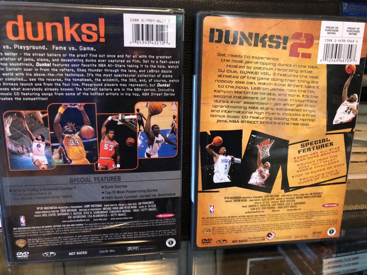 NBA Dunks! Volume One / NBA Dunks ! 2 (DVD/CD) LeBron James