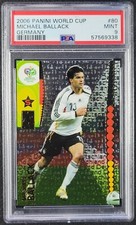 Carte Panini Coupe Du Monde 2006 David Beckham #93 - Notée PSA 9 (comme Neuf), Collection Football