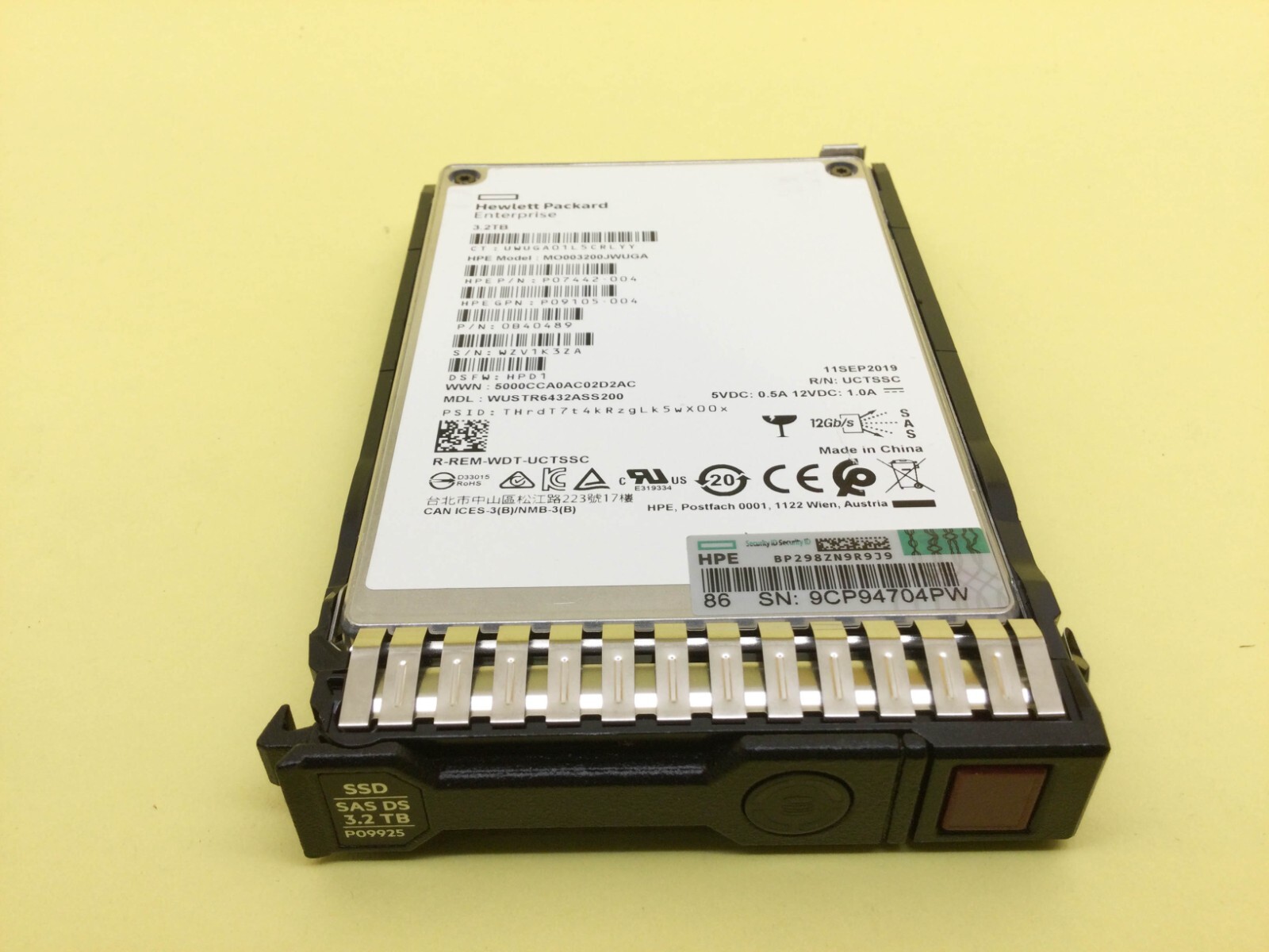P09094-B21 HPE 3.2TB SAS 12G MIXED USE SFF SC SSD P09925-001 New | eBay