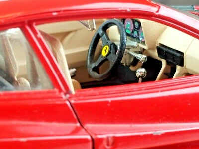 BbURAGO 1984 Ferrari Testarossa Red 1:18 SCALE Made In Italy | eBay